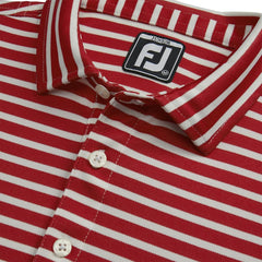 FootJoy Apparel | Men Striped Pique Self Collar Junior