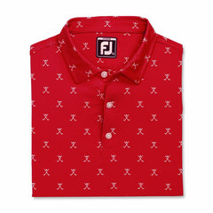 FootJoy Apparel | Men Striped Pique Self Collar Junior