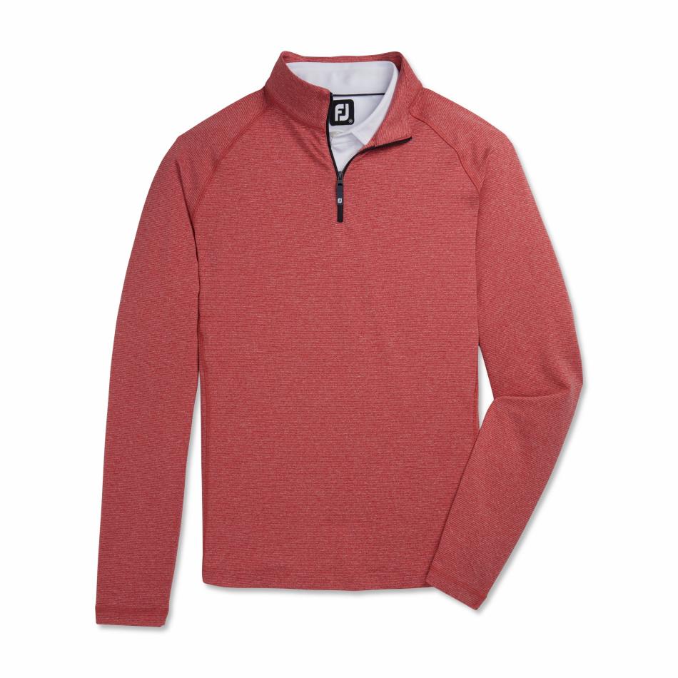 FootJoy Base / Mid-Layers | Men ThermoSeries Heather Brushed Back Mid-Layer