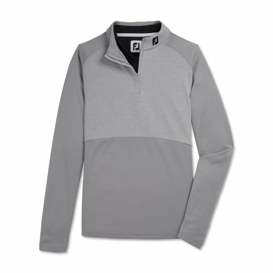 FootJoy Base / Mid-Layers | Women Heather Block Half-Zip Mid-Layer Women - FJ Tour Collar