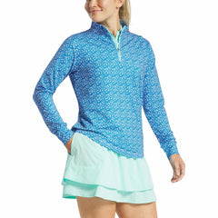FootJoy Base / Mid-Layers | Women Quarter-Zip Floral Mid-Layer Women