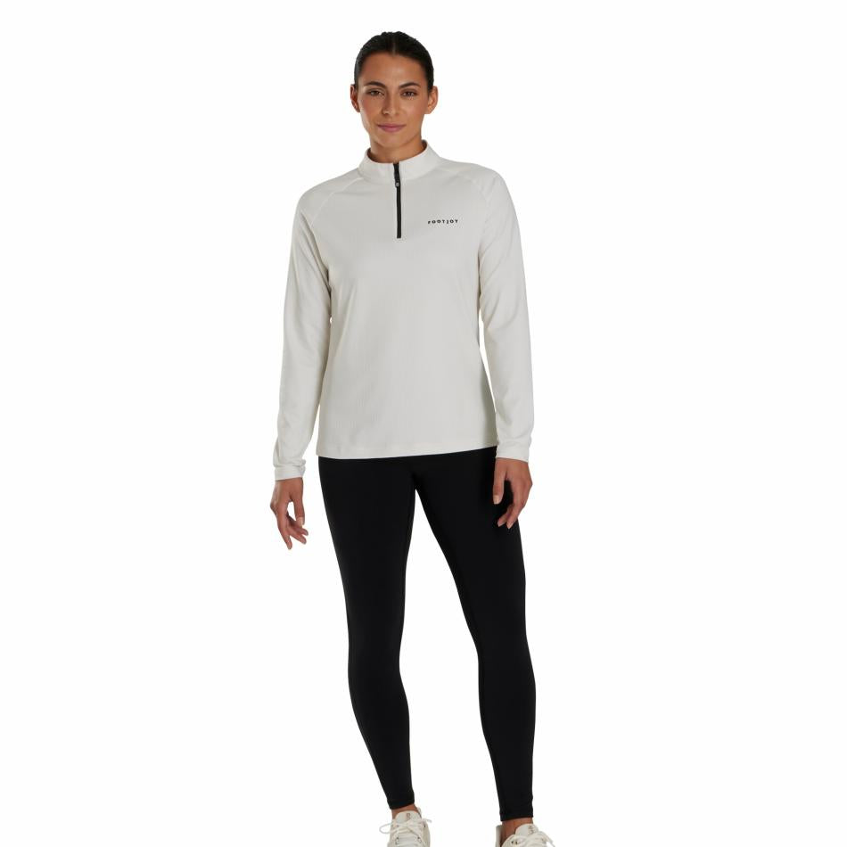 FootJoy Base / Mid-Layers | Women Quarter-Zip Rib Mid-Layer Women