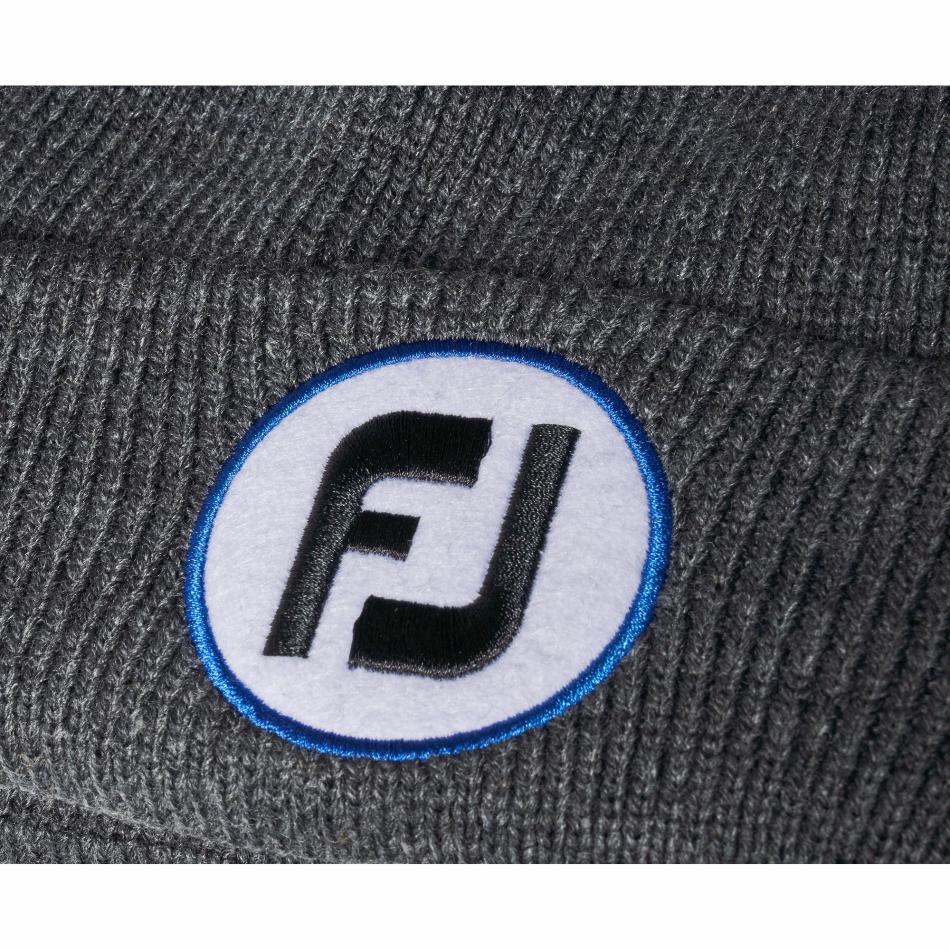 FootJoy Headwear | Men Pom Pom Solid Knit Hat