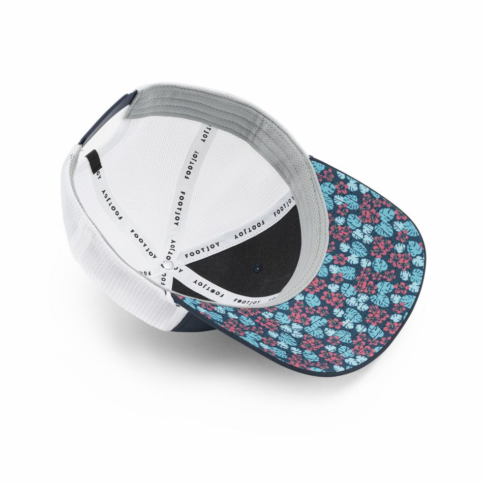 FootJoy Headwear | Men Surf Graphic Trucker Rope Cap