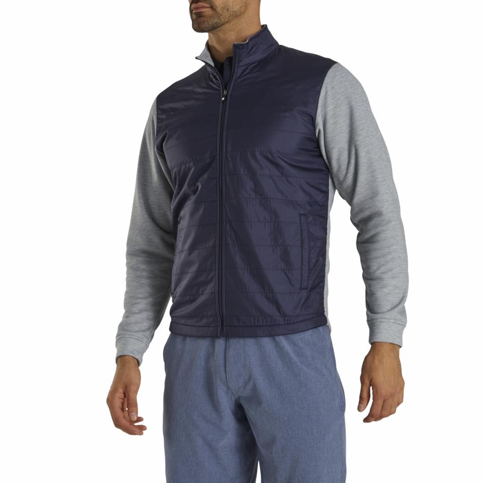 FootJoy Outer Layers | Men Full-Zip Hybrid Jacket