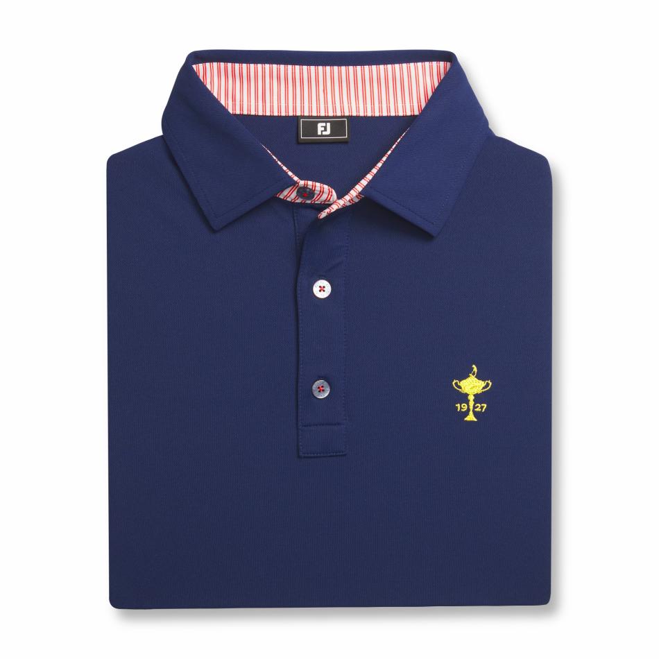 FootJoy Shirts | Men 1927 Trophy Solid Lisle + Trim