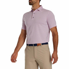 FootJoy Shirts | Men Athletic Fit Classic Stripe Self Collar