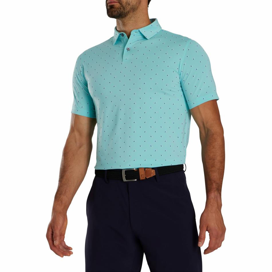 FootJoy Shirts | Men Athletic Fit Paisley Lisle