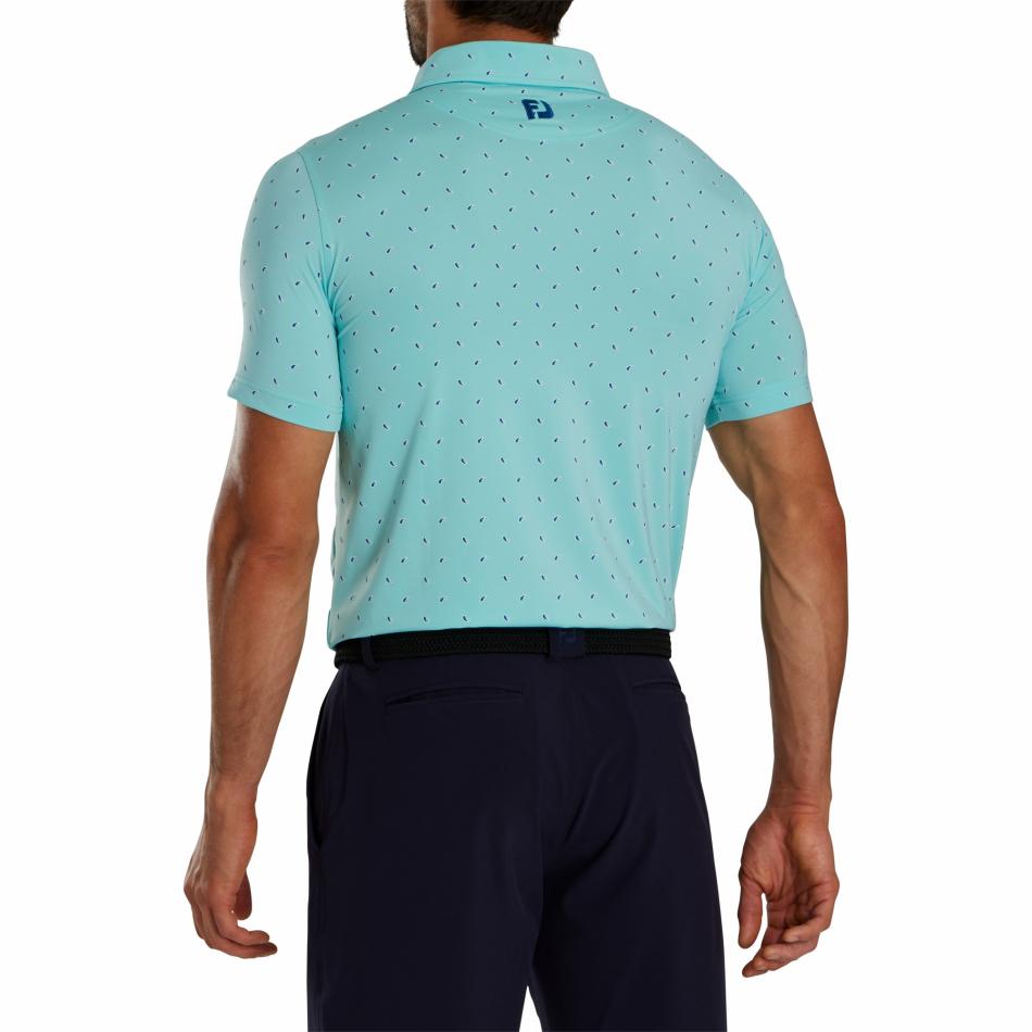 FootJoy Shirts | Men Athletic Fit Paisley Lisle