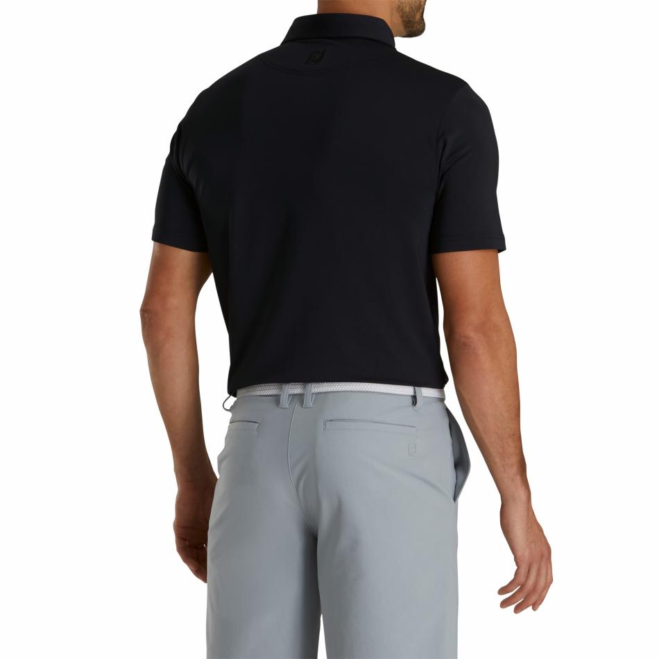 FootJoy Shirts | Men Athletic Fit Solid Lisle