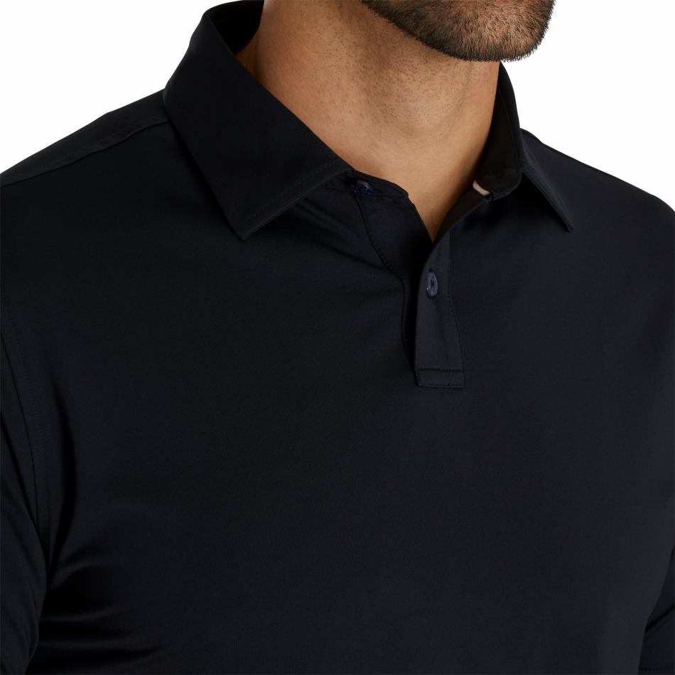 FootJoy Shirts | Men Athletic Fit Solid Lisle