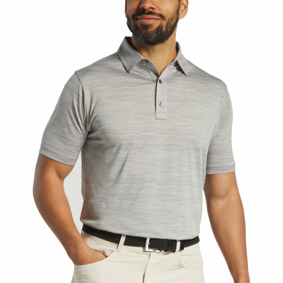 FootJoy Shirts | Men Jacquard Wave