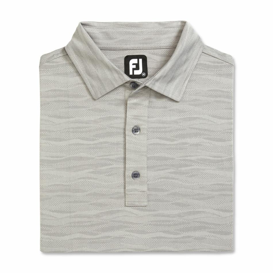 FootJoy Shirts | Men Jacquard Wave