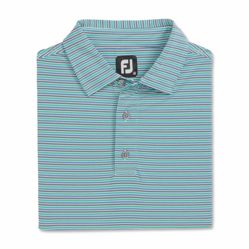 FootJoy Shirts | Men Multi Pinstripe Lisle