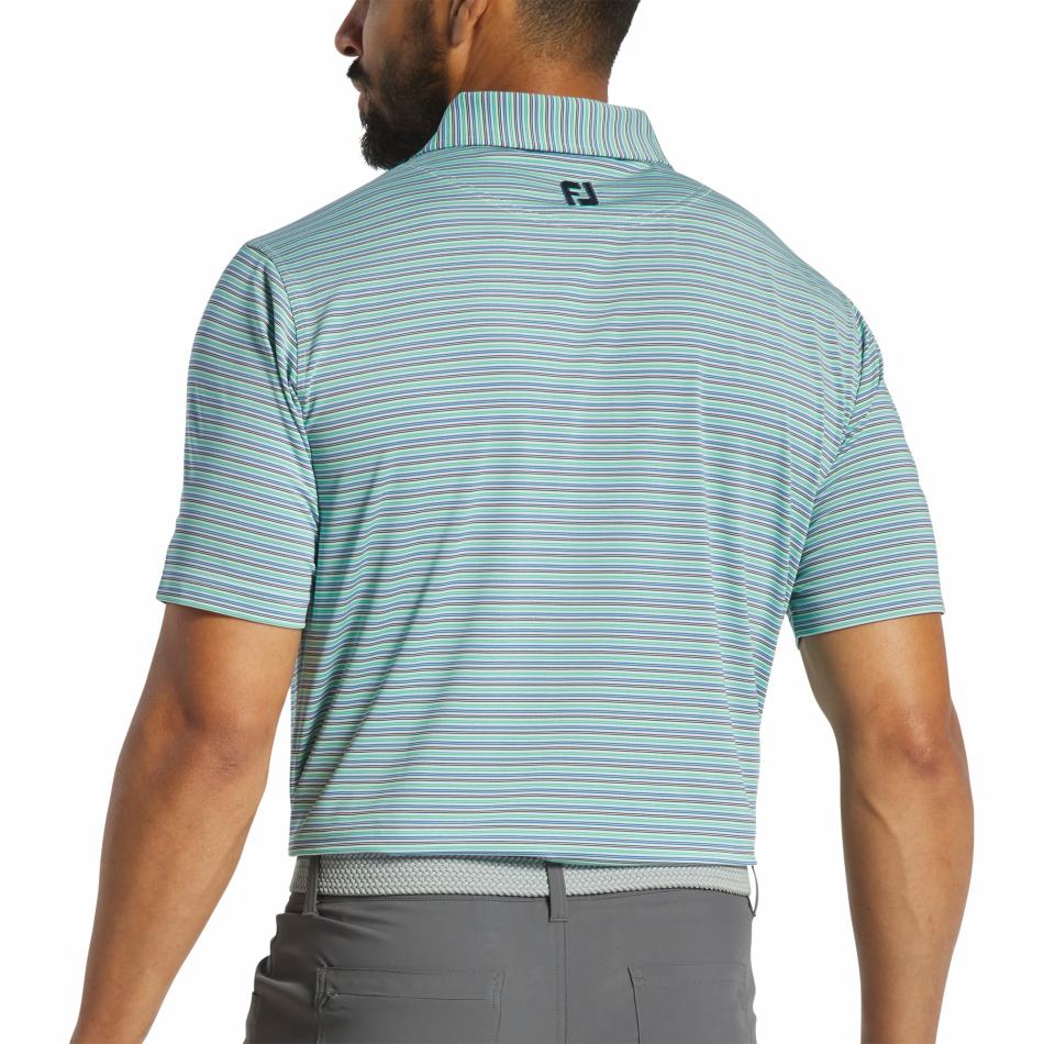 FootJoy Shirts | Men Multi Pinstripe Lisle