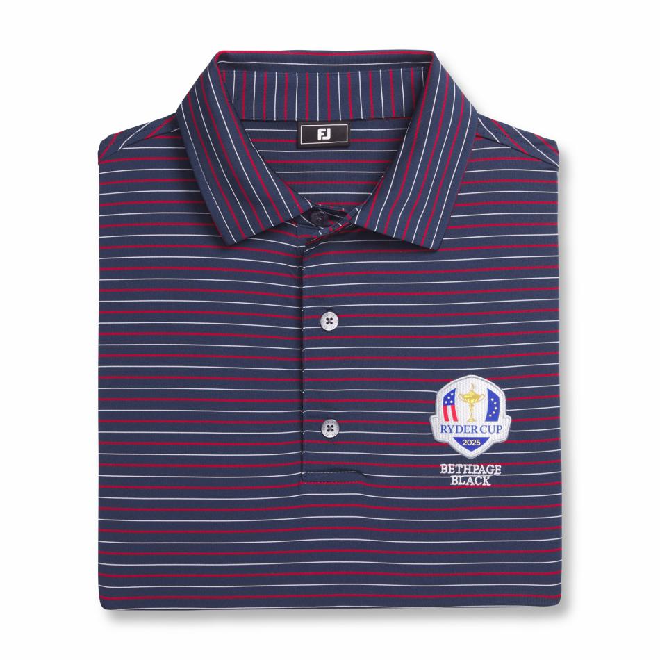 FootJoy Shirts | Men Ryder Cup Heather Stripe Lisle