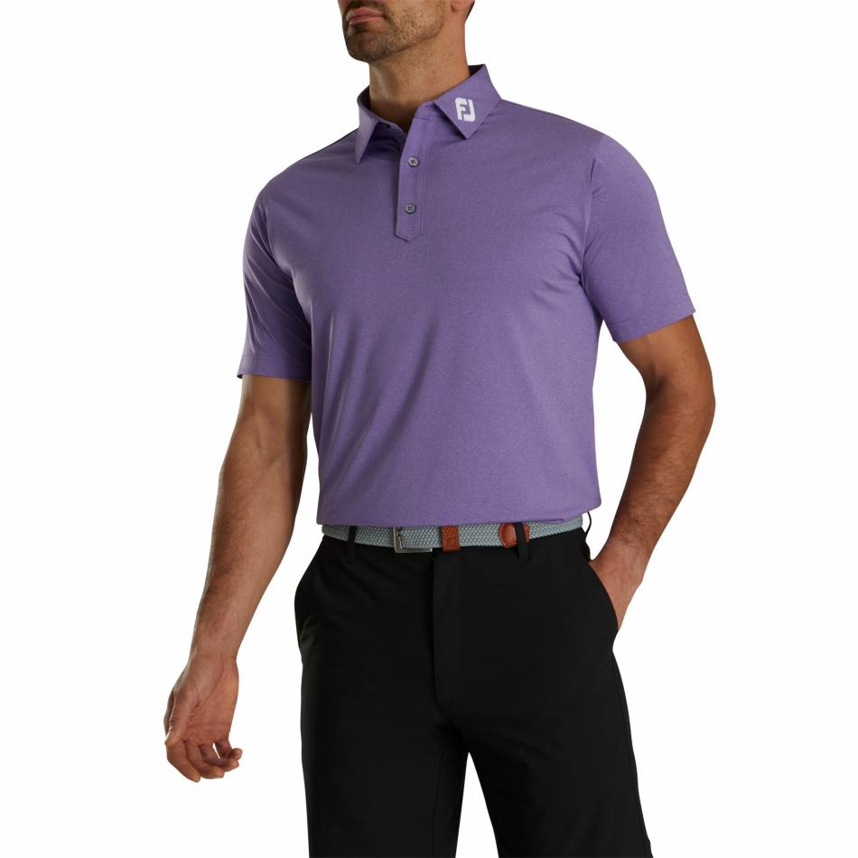 FootJoy Shirts | Men Solid Lisle - FJ Tour Collar