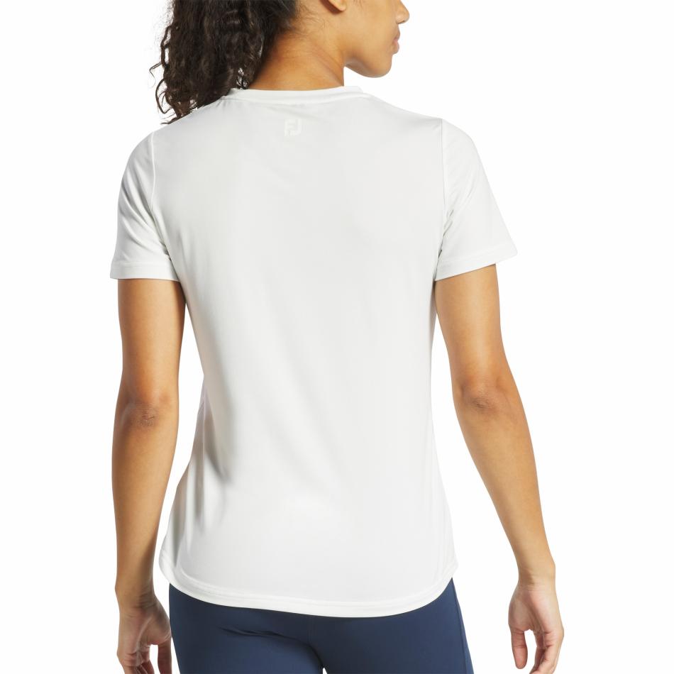 FootJoy Shirts | Women Short Sleeve Crew Neck Women