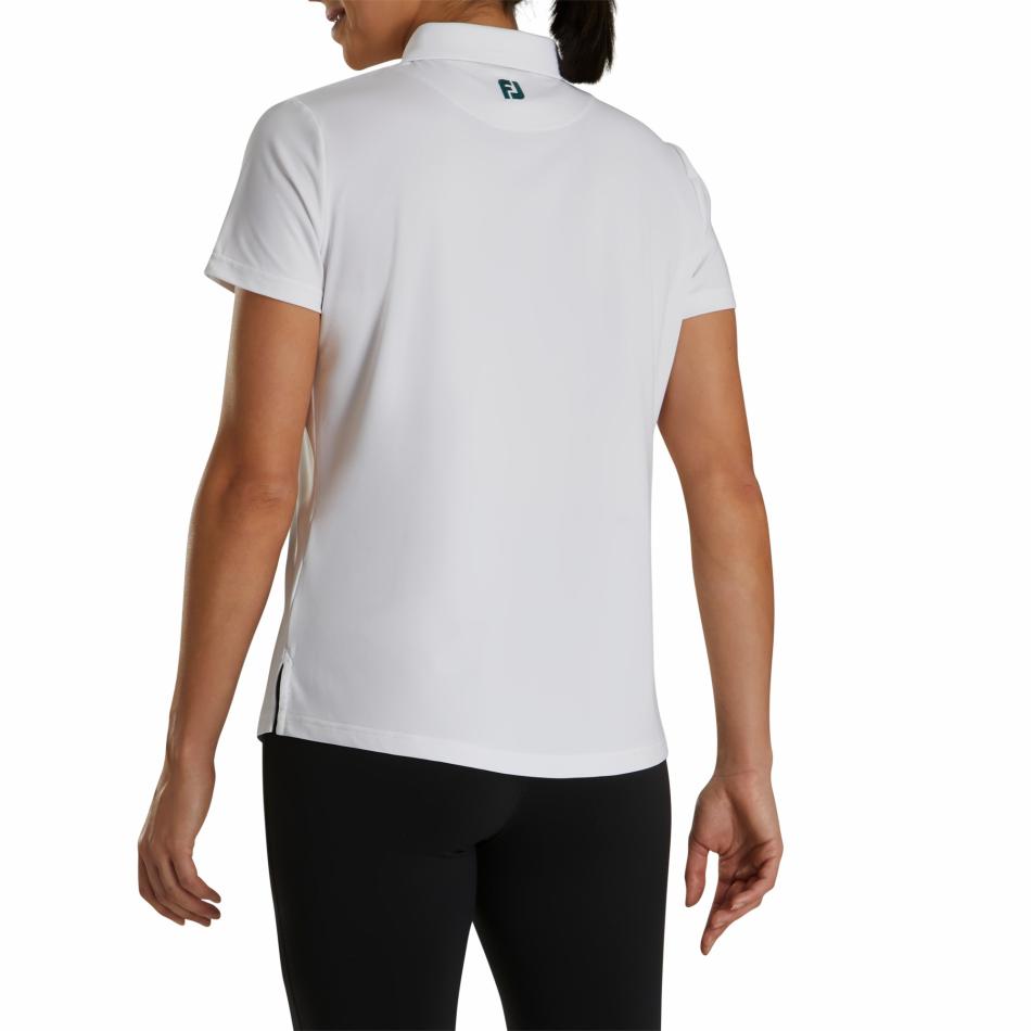 FootJoy Shirts | Women Solid Lisle Self Collar Women - FJ Tour Collar